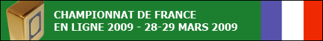 Championnat de France en ligne 2009 - 28-29 mars 2009