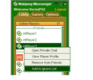 Mahjong Time Messenger