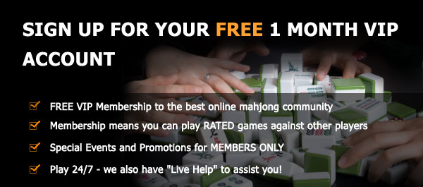 Sign up for your FREE 1 month VIP account